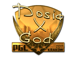 Sticker | Dosia (Gold) | Krakow 2017