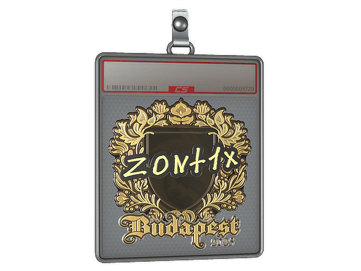 Sticker Slab | zont1x (Gold) | Budapest 2025