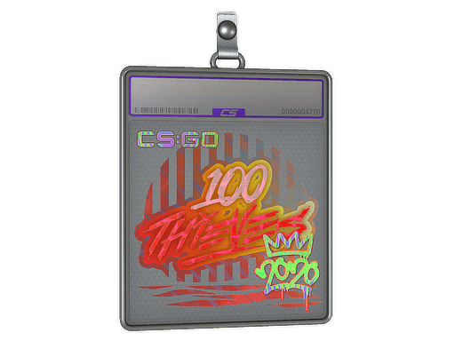 Sticker Slab | 100 Thieves (Holo) | 2020 RMR