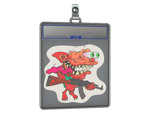 Sticker Slab | Red Shark Shooter