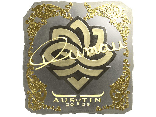 Sticker | dumau (Gold) | Austin 2025