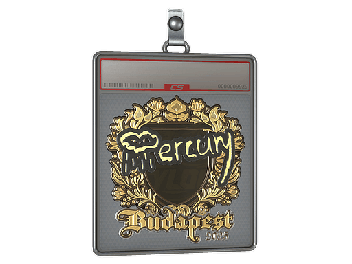 Sticker Slab | Mercury (Gold) | Budapest 2025