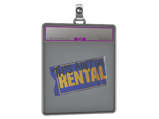 Sticker Slab | Ain't A Rental (Foil)