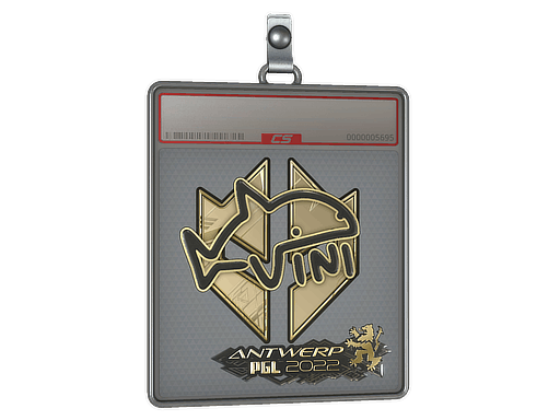 Sticker Slab | VINI (Gold) | Antwerp 2022