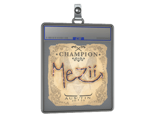 Sticker Slab | mezii (Champion) | Austin 2025