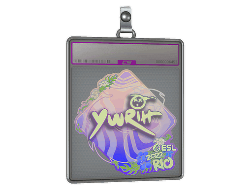 Sticker Slab | yuurih (Holo) | Rio 2022