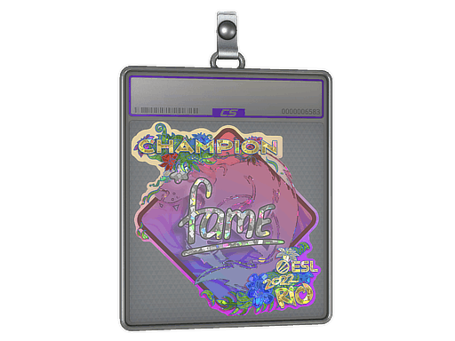 Sticker Slab | fame (Glitter, Champion) | Rio 2022