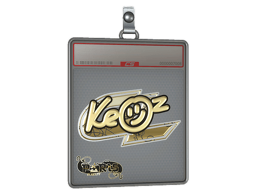 Sticker Slab | Keoz (Gold) | Paris 2023