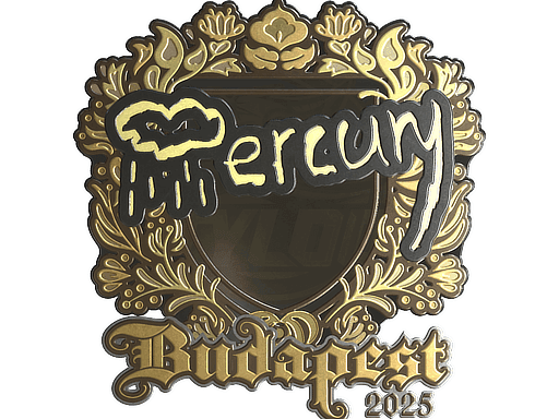 Sticker | Mercury (Gold) | Budapest 2025