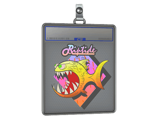 Sticker Slab | Yellow Jaggyfish