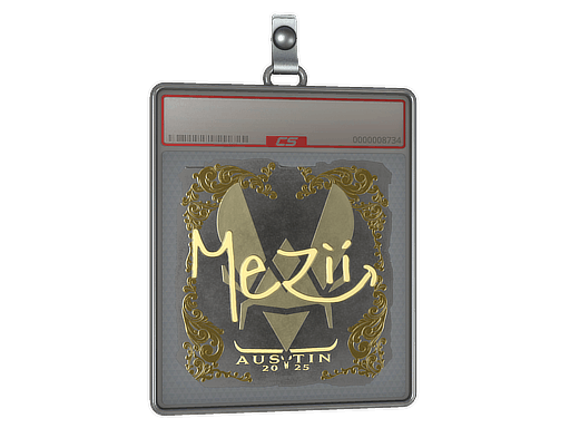 Sticker Slab | mezii (Gold) | Austin 2025