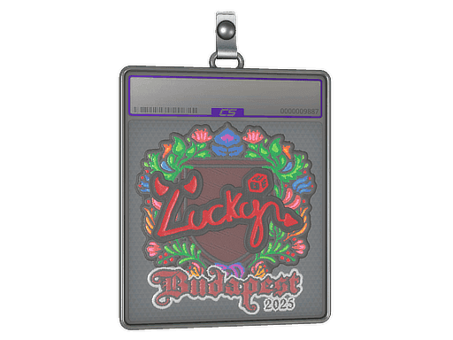 Sticker Slab | Lucky (Embroidered) | Budapest 2025