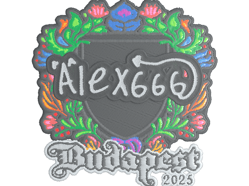 Sticker | alex666 (Embroidered) | Budapest 2025