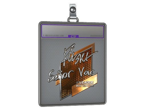 Sticker Slab | flusha (Foil) | Boston 2018