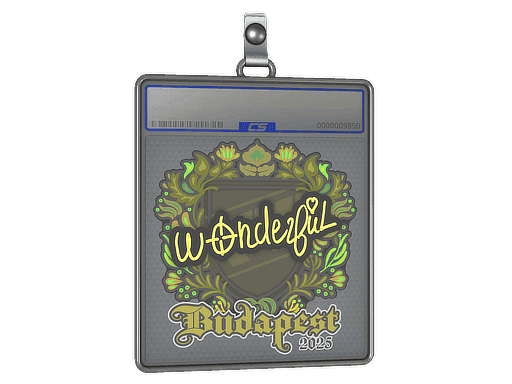 Sticker Slab | w0nderful | Budapest 2025