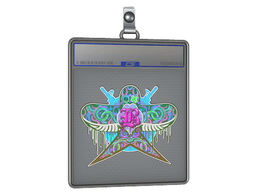 Sticker Slab | Blue Swallow