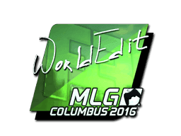 Sticker | WorldEdit (Foil) | MLG Columbus 2016