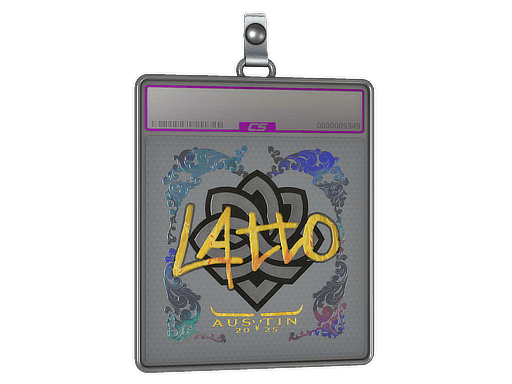 Sticker Slab | latto (Holo) | Austin 2025
