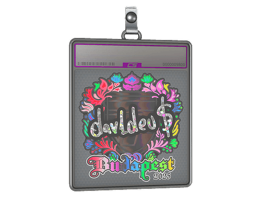 Sticker Slab | dav1deuS (Holo) | Budapest 2025