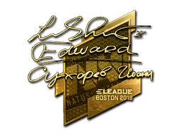 Sticker | Edward (Gold) | Boston 2018