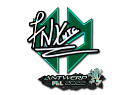 Sticker | fnx (Glitter) | Antwerp 2022