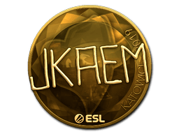 Sticker | jkaem (Gold) | Katowice 2019