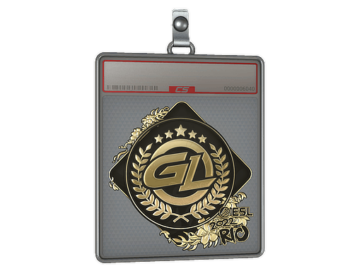 Sticker Slab | GamerLegion (Gold) | Rio 2022