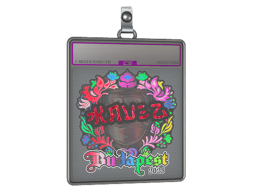 Sticker Slab | kauez (Holo) | Budapest 2025