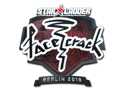 Sticker | facecrack (Foil) | Berlin 2019