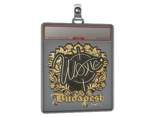 Sticker Slab | woxic (Gold) | Budapest 2025