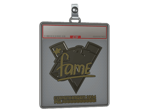 Sticker Slab | fame (Gold) | Copenhagen 2024