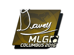 Sticker | DAVEY | MLG Columbus 2016