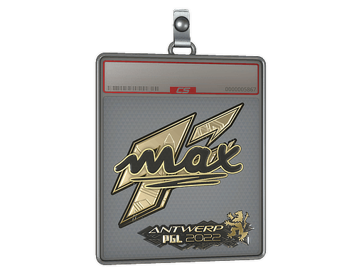 Sticker Slab | max (Gold) | Antwerp 2022