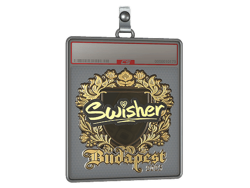 Sticker Slab | Swisher (Gold) | Budapest 2025