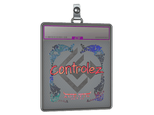 Sticker Slab | controlez (Holo) | Austin 2025