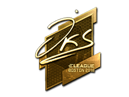 Sticker | jks (Gold) | Boston 2018