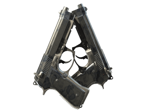 Dual Berettas | Stained - Field-Tested