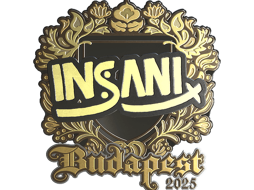 Sticker | insani (Gold) | Budapest 2025
