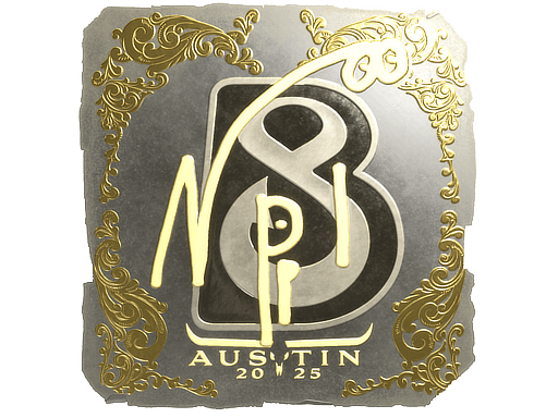 Sticker | npl (Gold) | Austin 2025