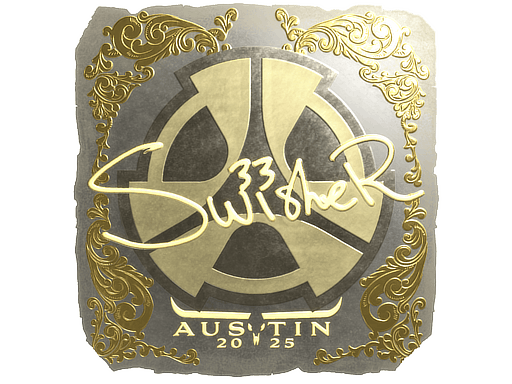 Sticker | Swisher (Gold) | Austin 2025