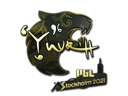 Sticker | yuurih (Gold) | Stockholm 2021