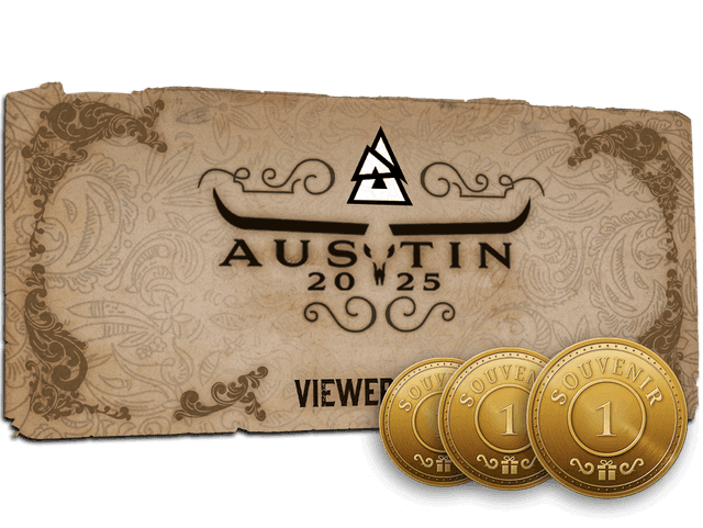 Austin 2025 Viewer Pass + 3 Souvenir Tokens