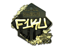 Sticker | F1KU (Gold) | Rio 2022