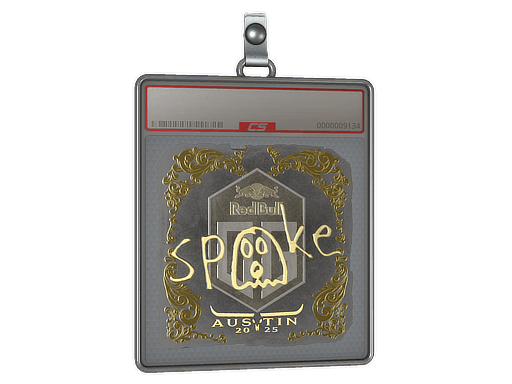 Sticker Slab | spooke (Gold) | Austin 2025