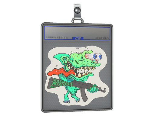 Sticker Slab | Green Shark Shooter