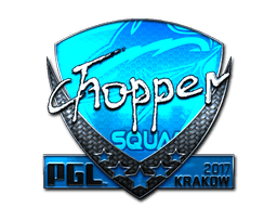 Sticker | chopper (Foil) | Krakow 2017