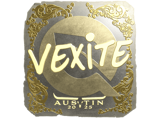 Sticker | vexite (Gold) | Austin 2025