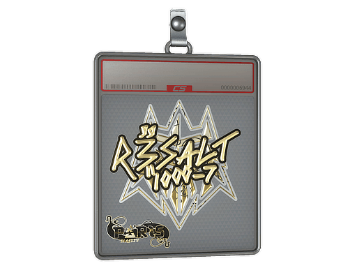 Sticker Slab | r3salt (Gold) | Paris 2023