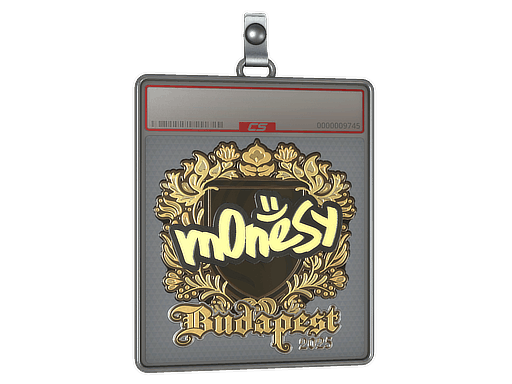 Sticker Slab | m0NESY (Gold) | Budapest 2025