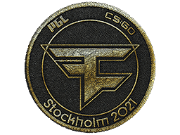 Patch | FaZe Clan (Gold) | Stockholm 2021